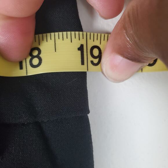FOCUS 2000 Black Wide Legged Trouser Pants | Size 16 - Picture 10 of 10